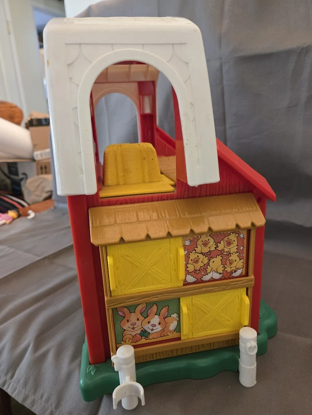 Fisher-Price little people animal sounds Farm playset. No Accessories Included